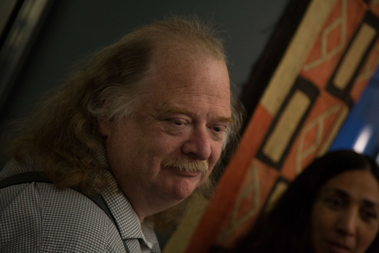 Jonathan Gold in a scene from the film 
