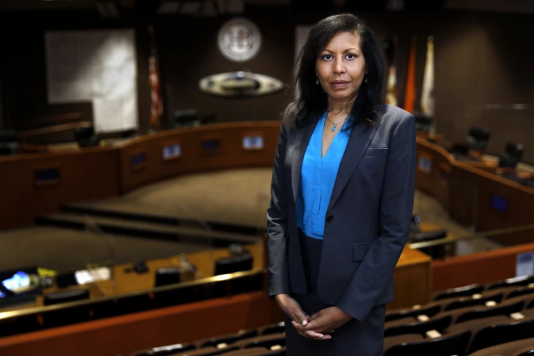 Column: Huntington Beach’s first Black councilwoman faces jeers with calm. No wonder the MAGA crowd hates her