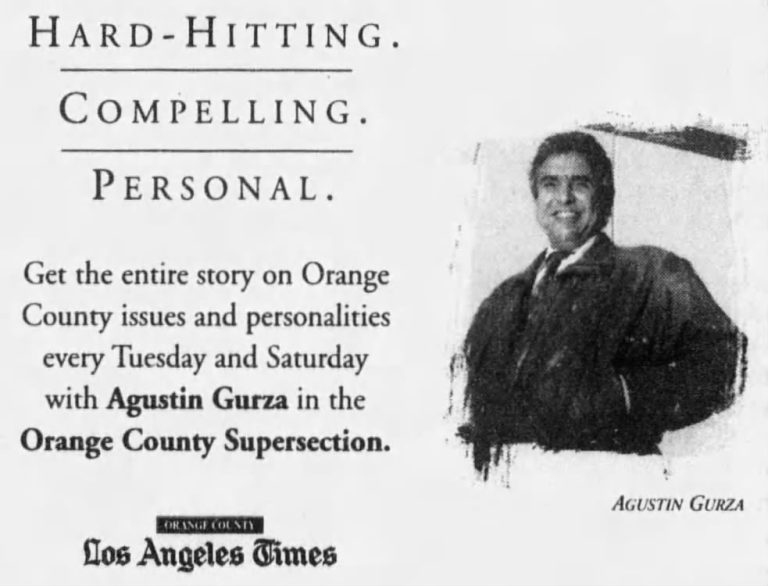 Gustavo Arellano’s Weekly, Canto CXCV: Agustín Gurza, Latino OC’s Exiled Champion
